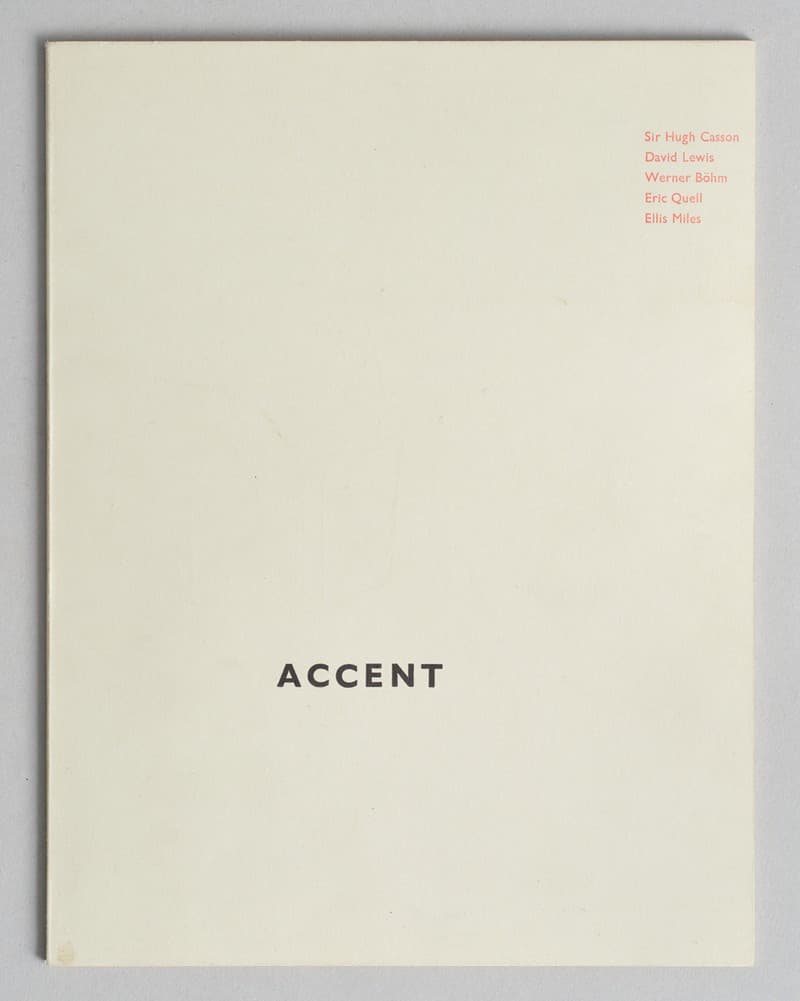 Image of Accent 1 (1958)
