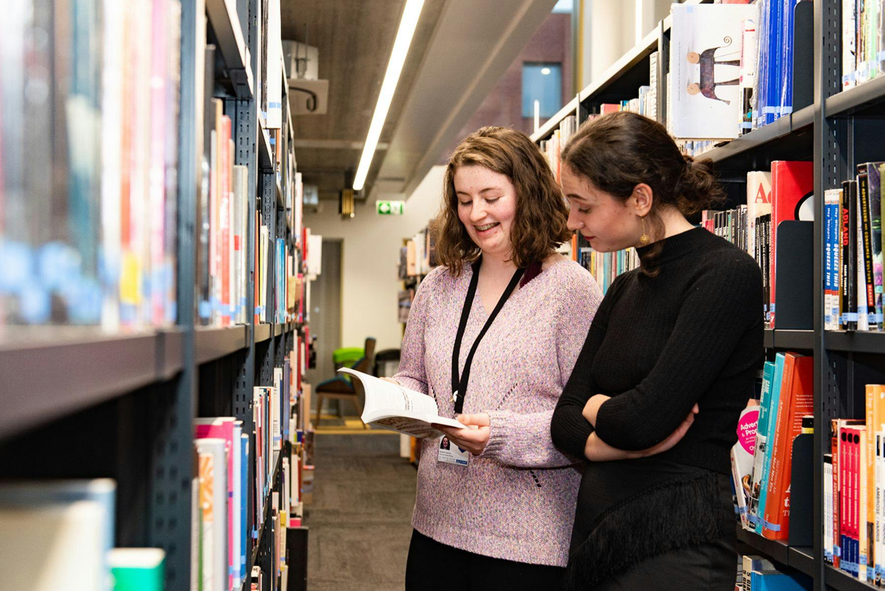 Students in the Library